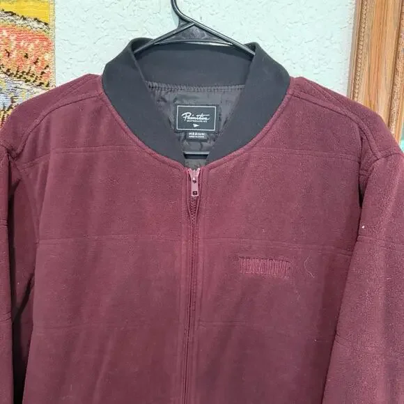 NWOT‎ Primitive Polar Burgundy Bomber Skateboard Designer Jacket Size Medium